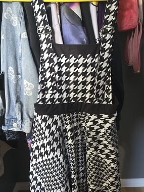 Blackmilk Houndstooth Overall Skirt